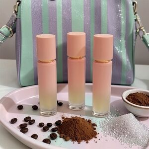 Orchid & Vine Glossy Gloss Cocoa Coffee Cream Natural Shimmer Lip Gloss